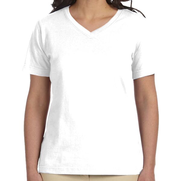 Ladies' Premium Jersey V-Neck T-Shirt Thumbnail