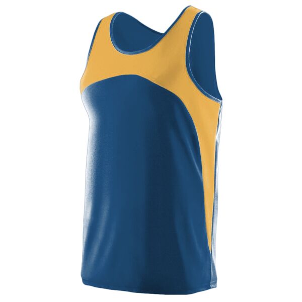 Ladies' Wicking Polyester Sleeveless Jersey with Contrast Inserts Thumbnail
