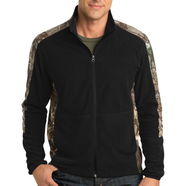 Camouflage Microfleece Full Zip Jacket Thumbnail
