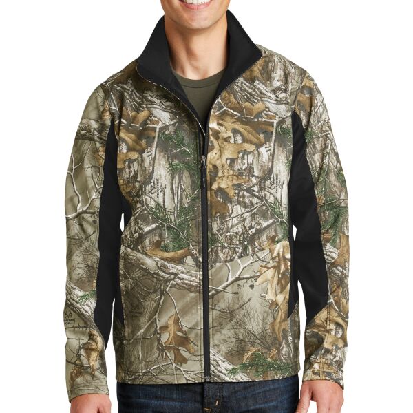 Camouflage Colorblock Soft Shell Thumbnail