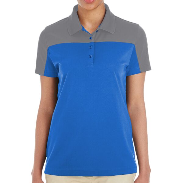 Ladies' Balance Colorblock Performance Piqué Polo Thumbnail
