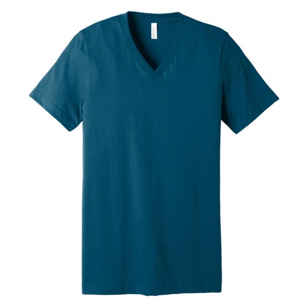Unisex Jersey Short Sleeve V Neck Tee Thumbnail